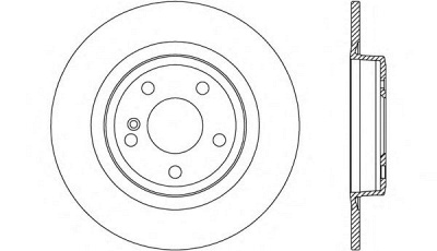 OPEN PARTS bdr268310 -  Тормозной диск